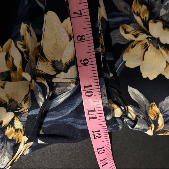 Reformation Umbria Midi Dress Tropical Wrap Bottom Cut Out Plumeria Floral 0 - Picture 10 of 10